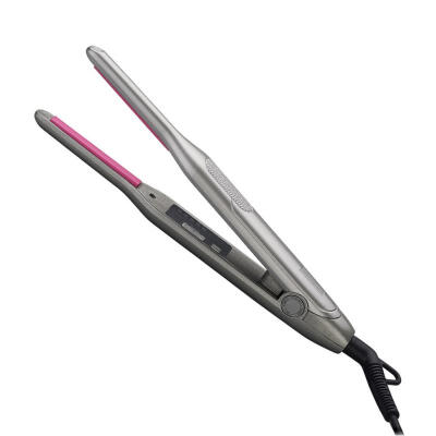 

2 In 1 Travel Curling Straightening Iron Hair Curler Straightener Ceramic Hair Curlers Hair Tool Support Short HairUS PLUG