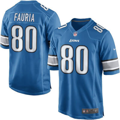 

Mens Football Jersey Detroit Lions Golden Tate Blue Throwback Game Jersey