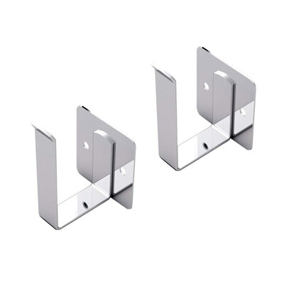 

2Pcs Stainless Steel U-shaped Cutting Board Rack Pot Lid Hanger Storage Holder