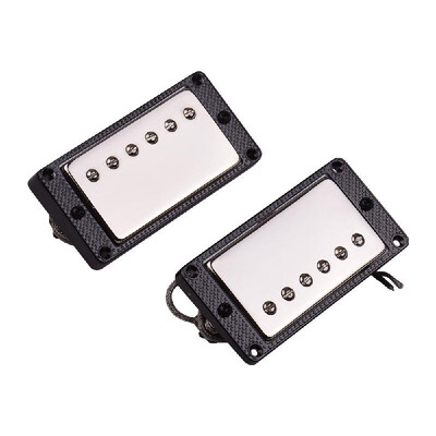 

2PCS Sealed Humbucker Pickups Pick-ups Dual Coil for LP Electric Guitar with Mounting Screws Silver Alloy Frame