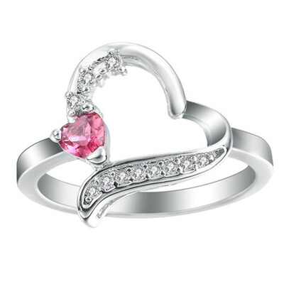 

Sterling Silver Wedding Jewelry Natural Ruby Gemstone Ring