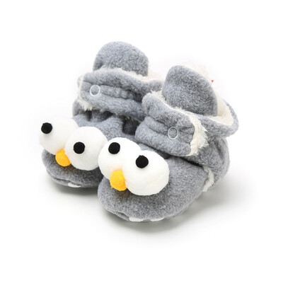 

Fashion Cute Autumn Winter Cotton Kids Baby Boots Cartoon Thickening Shoes Non-slip Front Step Warm Soft Bottom Toddler Shoes
