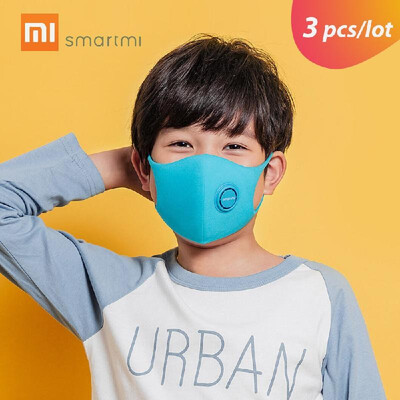 

3pcslot Xiaomi Smartmi Anti-Pollution Face Mask For Kids Air Sport Block Respirators PM25 Haze Anti-haze Adjustable Ear Hanging