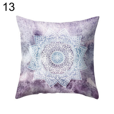 

Mandala Bird Dots Throw Pillow Case Cushion Cover Sofa Bed Car Cafe Office Decor