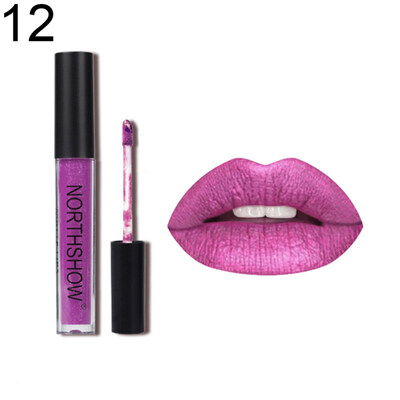 

NORTHSHOW Matte Metallic Non Sticky Lip Gloss Glaze Long Lasting Liquid Lipstick