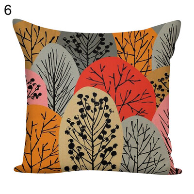 

45x45cm Leaves Square Throw Pillow Case Cushion Cover Home Sofa Bed Car Decor