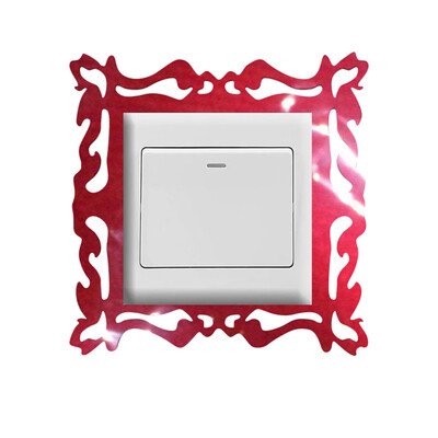 

〖Follure〗1PC Switch Sticker Home Decor Wall Mirror Style Photo Frames For Shop Switch
