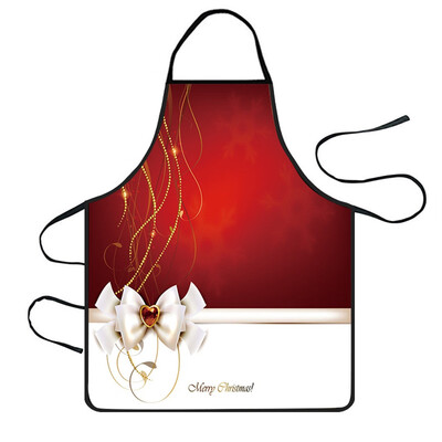 

Tailored Christmas Decoration Waterproof Apron Kitchen Aprons Dinner Party Apron