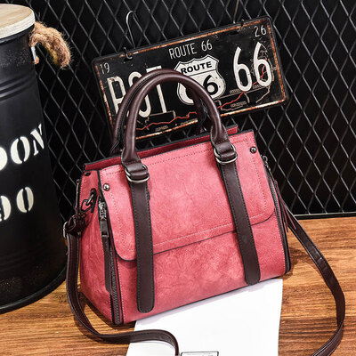 

High-capacity ladies shoulder bag retro Korean Joker Messenger bag fashion mother handbag