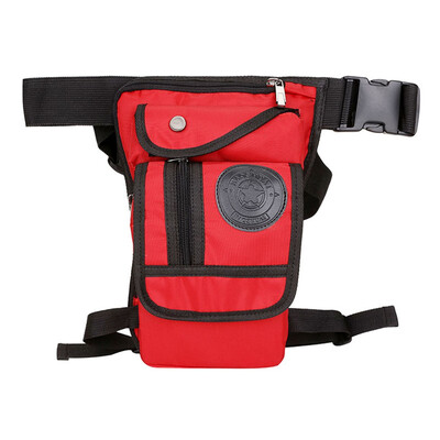 

Men Nylon Drop Leg Bag Tactical Military Motorcycle Rider Waterproof Travel Multi-pocket Thigh Hip Belt Waist Pouch Fanny Pack
