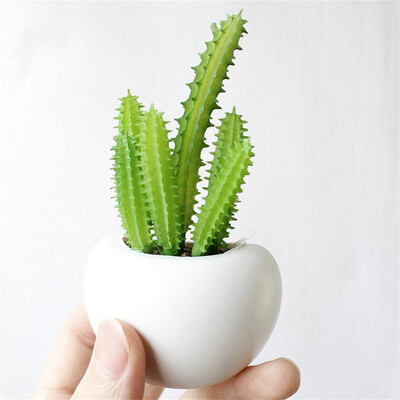 

Toponeto Artificial Flower Succulent Plant Refrigerator Sticker Bonsai Magnet GreenPlant