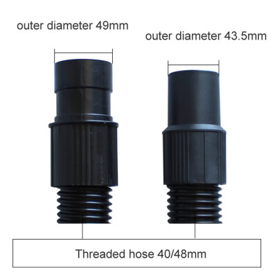 

2 Pcs Set ConnectorsHand-operated ConnectorFor Inner Diameter 40mm Outer Diameter 48mm Hose