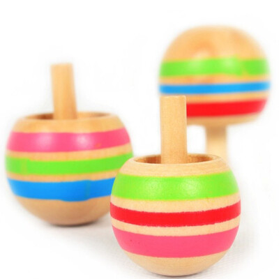 

〖Follure〗3pcs Magic Tippe Top Self-inverting Spinning Spinner Wooden Toy