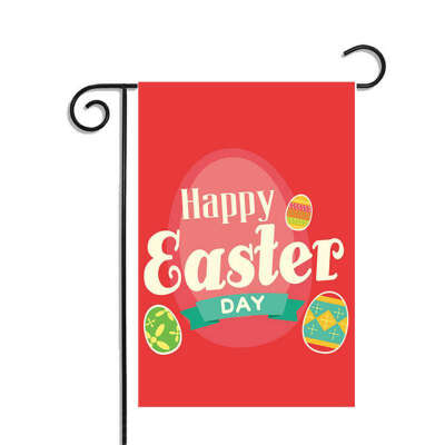 

Easter Flag Decoration Outdoor Holiday Garden Flags Double-sided Printing Waterproof Sunscreen Garden Flag for Easter