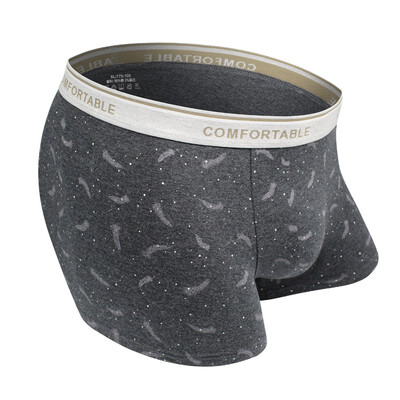 

New autumn&winter long-staple cotton Mingliang printing business comfortable&breathable mens boxer briefs 8MA022