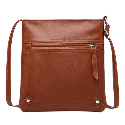 

Solid Color Shoulder Messenger Handbags Women Leather Casual Crossbody Bags