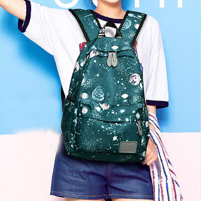 

Tailored Couple Shoulder Bag Starry Sky Pattern Backpack Casual Large Capacity Backpack