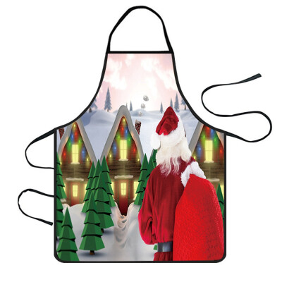 

Siaonvr Christmas Decoration Waterproof Apron Kitchen Aprons Dinner Party Apron