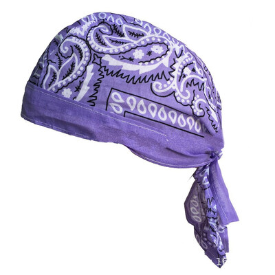 

9 Colors Unisex Paisley Print Bandana Scarf Sports Cotton Durag Motorcycle Cycling Cap