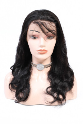 

Amazing Star 360 Lace Frontal Wig Body Wave Brazilian Human Hair Wigs Pre-Plucked Hairline 150 Density Natural Color