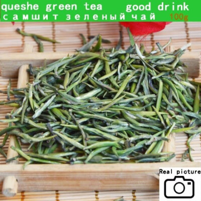 

2019 high quality Green Tea Mingqian fried queshe Maojian tea 100 grams green healthy diet