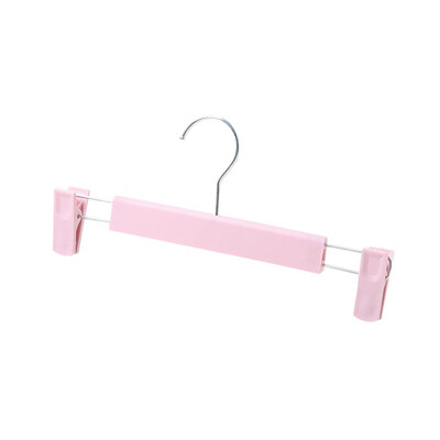 

Multifunctional Plastic Pants Clip Trouser Storage With 2 Clip Clothes Hanger