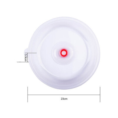 

Food Splatter Guard Microwave Hover Anti-Sputtering Cover Oven Oil Cap Heated Sealed Plastic Cover Dish