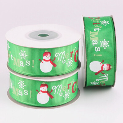 

Christmas Ribbon Mixed Grosgrain Satin Fabric Xmas Ribbons For Gift WrappingCraft Diy Assorted Colors