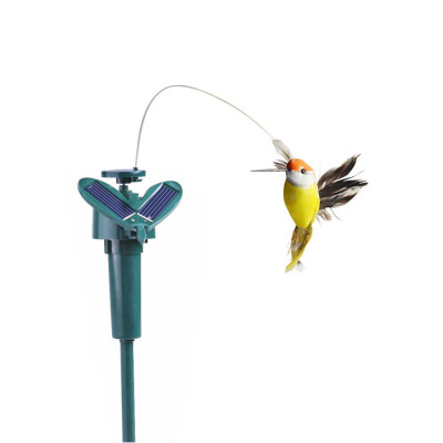 

Gobestart Solar Power Dancing Flying Fluttering Simulation Bird Garden Decoration