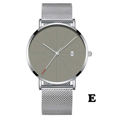 

Gobestart Simple And Unobtrusive Business Network Strap Casual Mens Quartz Watch