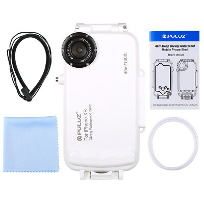 

PULUZ 40m130ft Diving Waterproof Case Smartphone Protective Cover Underwater Housing Case Shock-proof 360° Full Protection for i