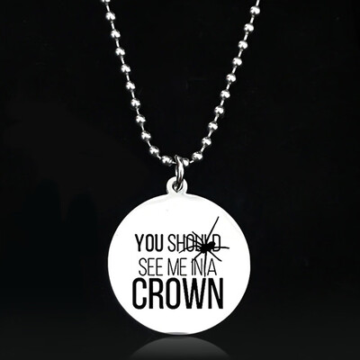 

Stainless Steel Necklace Guitar Picks Pendants Jewelry Accessories for Boys Girls Women
