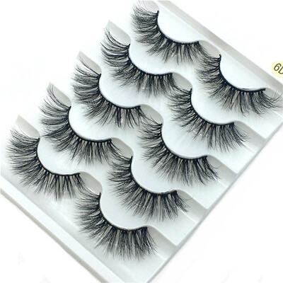

〖Follure〗Luxury Makeup 5Pair 3D False Lashes Fluffy Strip Eyelashes Long Natural Party