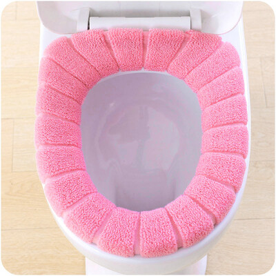 

〖Follure〗Comfortable Velvet Coral Toilet Seat Cover Standard Pumpkin Pattern Cushion