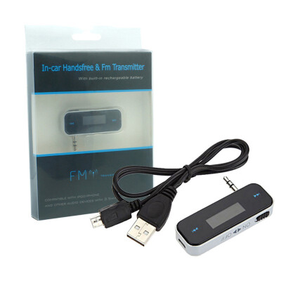 

FM Radio Transmitter For Car 35mm Auto Radio Transmitters For Cellphone And Music Players