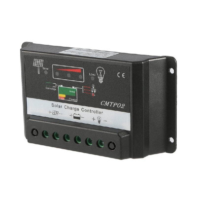 

10A 12V 24V Dual USB Solar Charge Controller PWM Waterproof LCD Screen Charge Controller