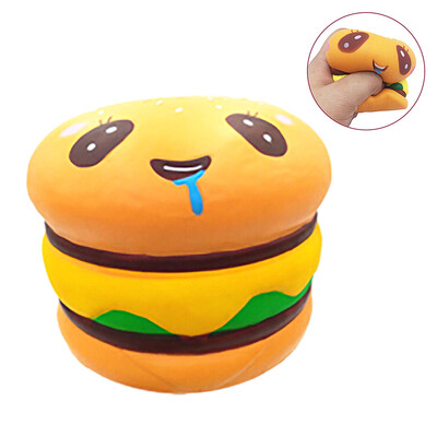 

YIWULASimulation Drooling Expression Burger Slow Rebound Decompression Venting Toy