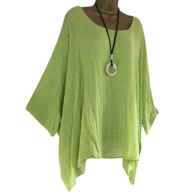

Women Ladies Round Neck Long Sleeves T-Shirt Blouse Autumn Spring Casual Tops