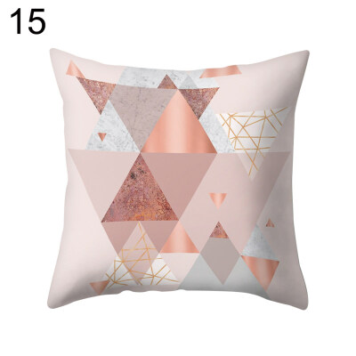 

Geometric Round Triangle Pillow Cover Cushion Case Car Sofa Bedroom Hotel Decor