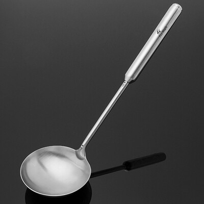 

304 Stainless Steel Telescopic Large Spoon Long Handle Portable Hot Pot Outdoor