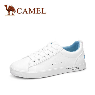 

Camel CAMEL Womens Youthful Letters Round Head Strap White Shoes A91278605 WhiteBlue 39
