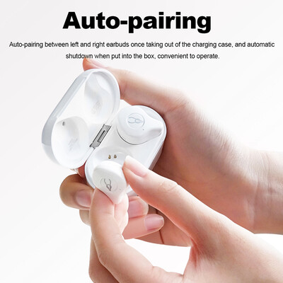

Sabbat X12 Pro TWS Wireless Bluetooth V50 Headphones Half In-ear Headsets Waterproof Sport Earphones Auto-pairing w 750mAh Charg