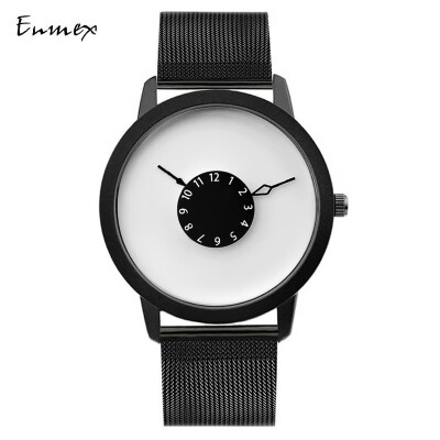 

Festival gift Enmex subverts the creative perspective of the second hand watch handstand hands simple watch