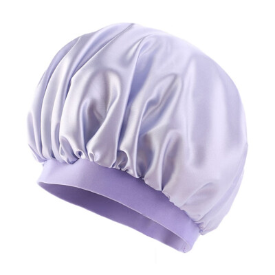 

Fashion Women Wide Band Silk Turban Bonnet Satin Headwrap Hair Loss Sleep Hat