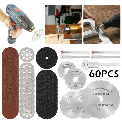 

60pcs Sandpaper Sanding Discs Grit Flap Grinding Sanding Polishing Wheels Angle Grinder