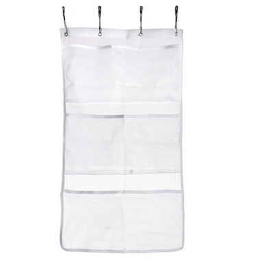 

Siaonvr 6 Pocket Bathroom Tub Shower Bath Hanging Mesh Organizer Caddy Storage Bag Hook