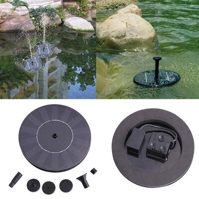 

Creative Solar Power Floating Fountain Water Pump for Garden Pond Pool Fish Tank 180LH 14WWater Pump Solar Water Pump