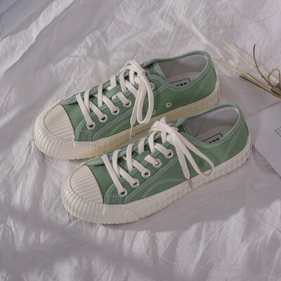

Siyi Mistery new canvas shoes female retro Harajuku board shoes tide Korea ulzzang biscuit shoes women
