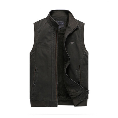 

Toponeto Mens Fashion New Style Casual Furring And Thickening Vest Fashion Warm Vest