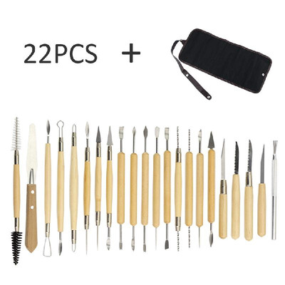 

1422Pcs Sculpting Tools Roll Pottery Clay Sculpture Carving Modelling Ceramic Craft Tools DIY Kit